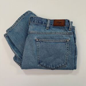 LL Bean Classic Fit Mens Light Blue Denim Jeans, LL Bean Mens Straight Leg 235‎